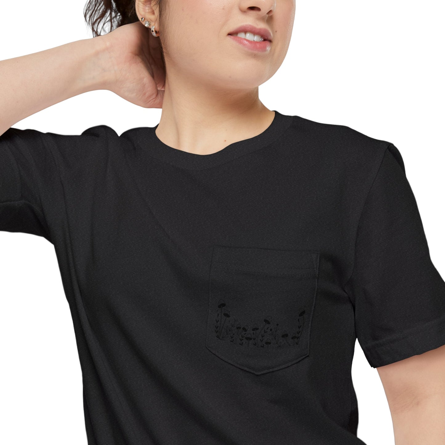 Mushroom Unisex Pocket Tee - Witcheasy