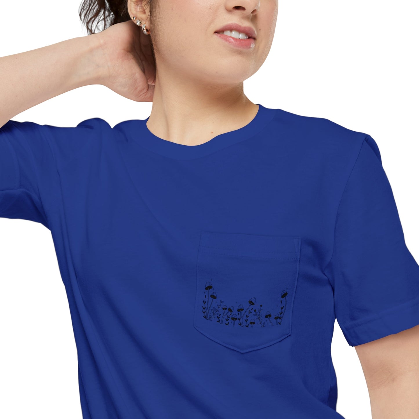 Mushroom Unisex Pocket Tee - Witcheasy