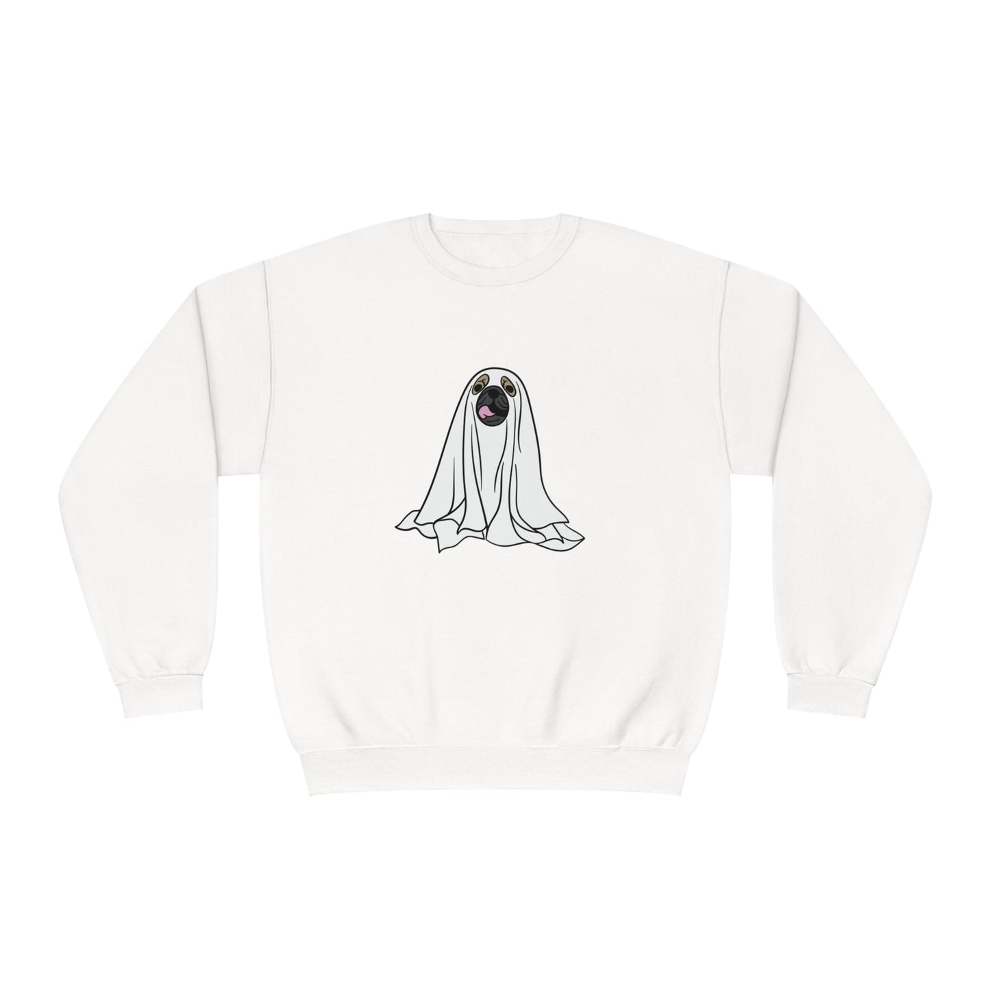 Pug Ghost Unisex Crewneck Sweatshirt - Witcheasy