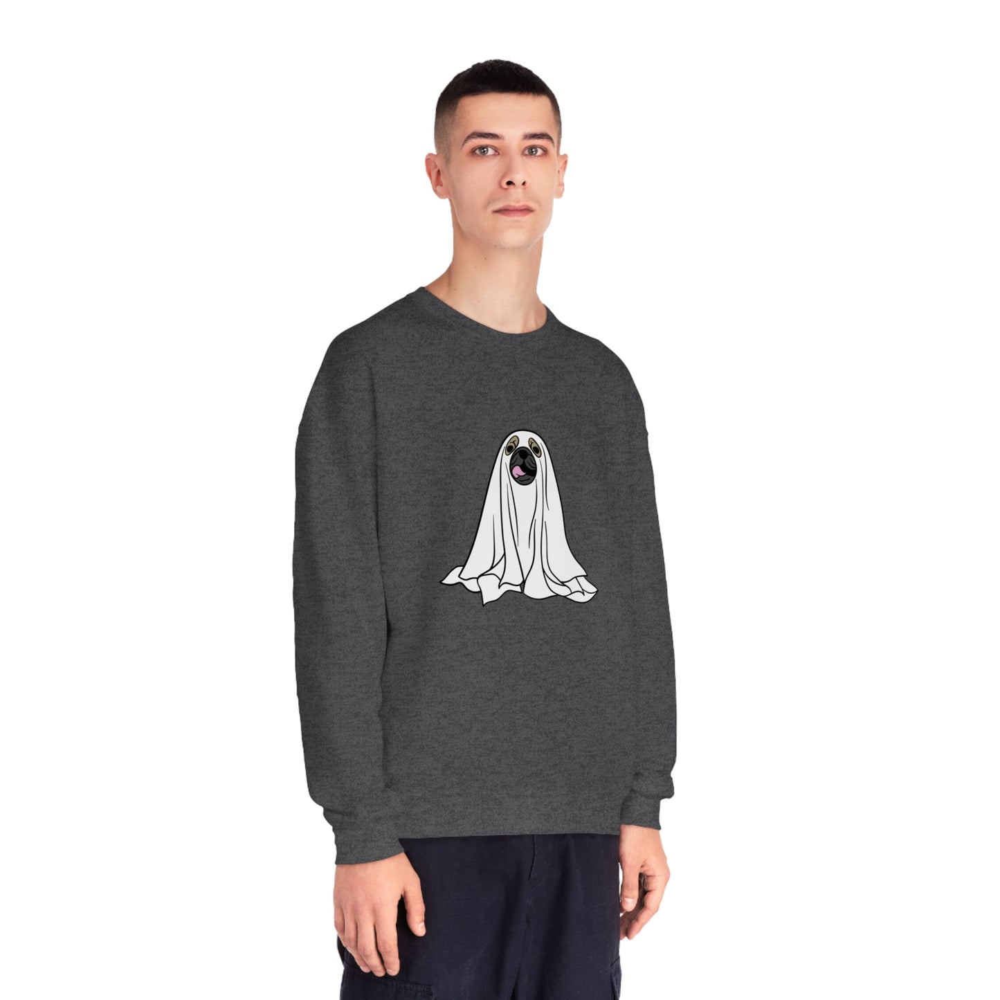 Pug Ghost Unisex Crewneck Sweatshirt - Witcheasy