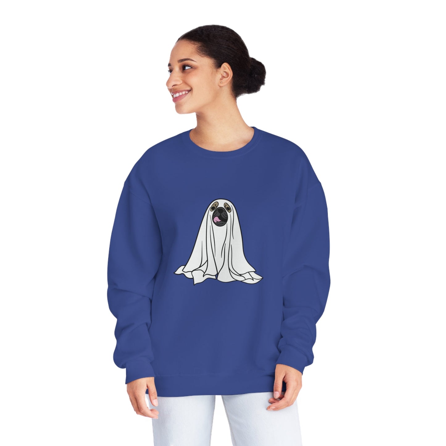 Pug Ghost Unisex Crewneck Sweatshirt - Witcheasy