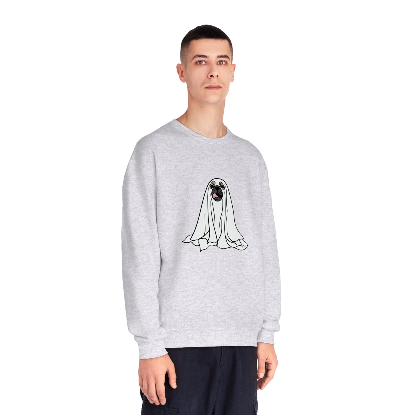 Pug Ghost Unisex Crewneck Sweatshirt - Witcheasy