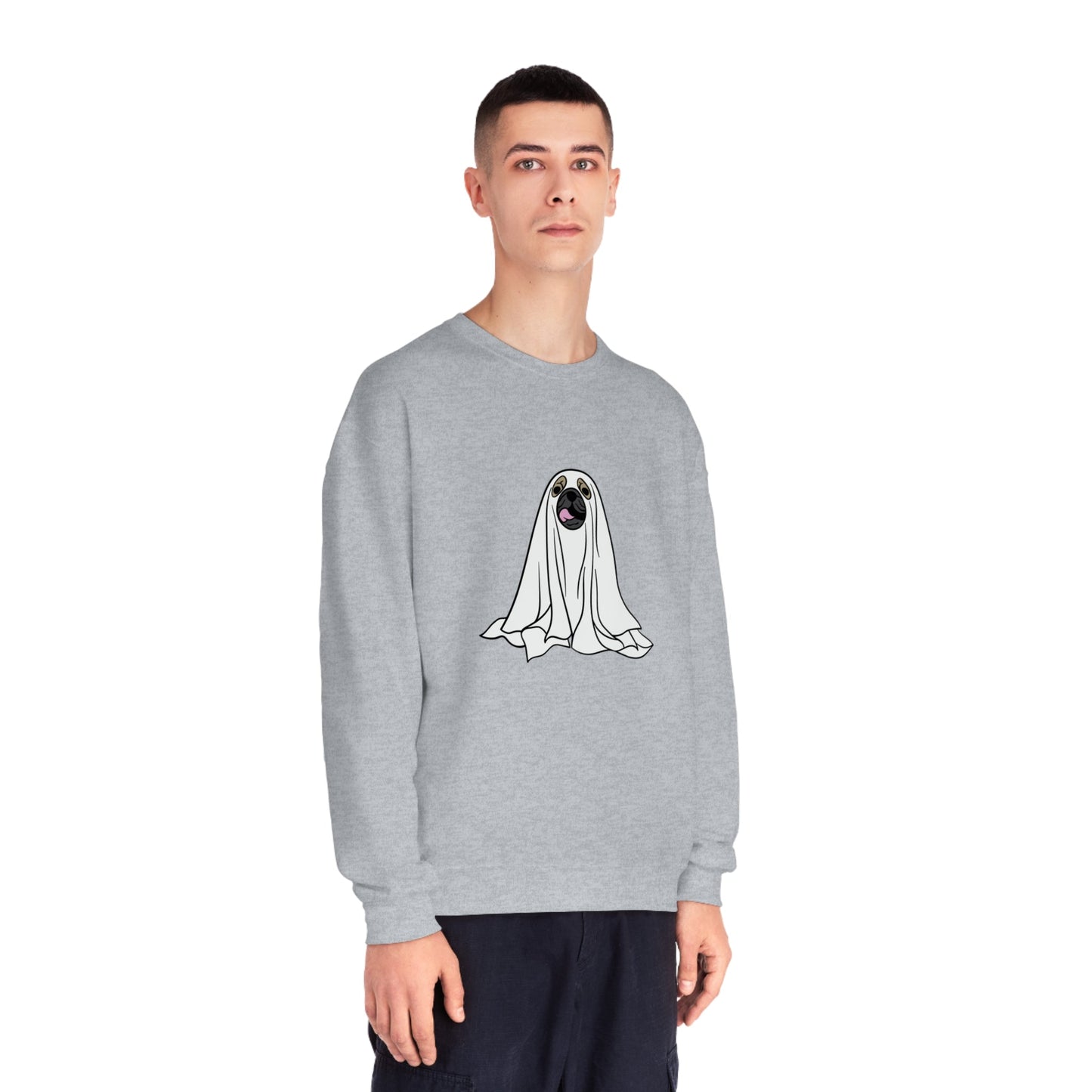 Pug Ghost Unisex Crewneck Sweatshirt - Witcheasy