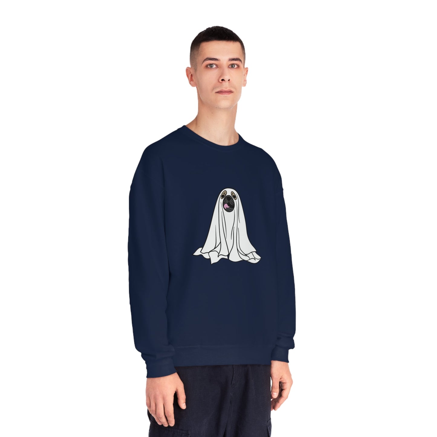 Pug Ghost Unisex Crewneck Sweatshirt - Witcheasy