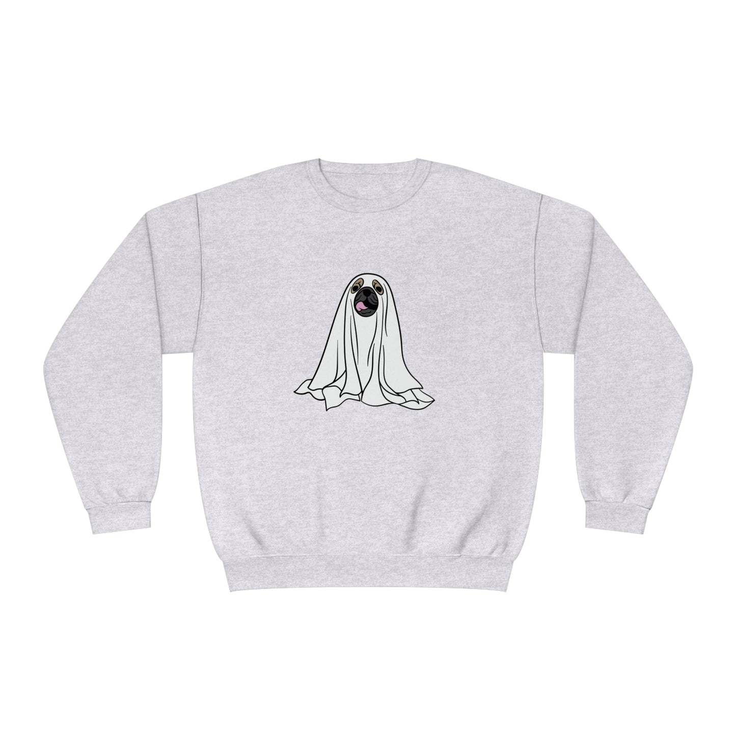 Pug Ghost Unisex Crewneck Sweatshirt - Witcheasy