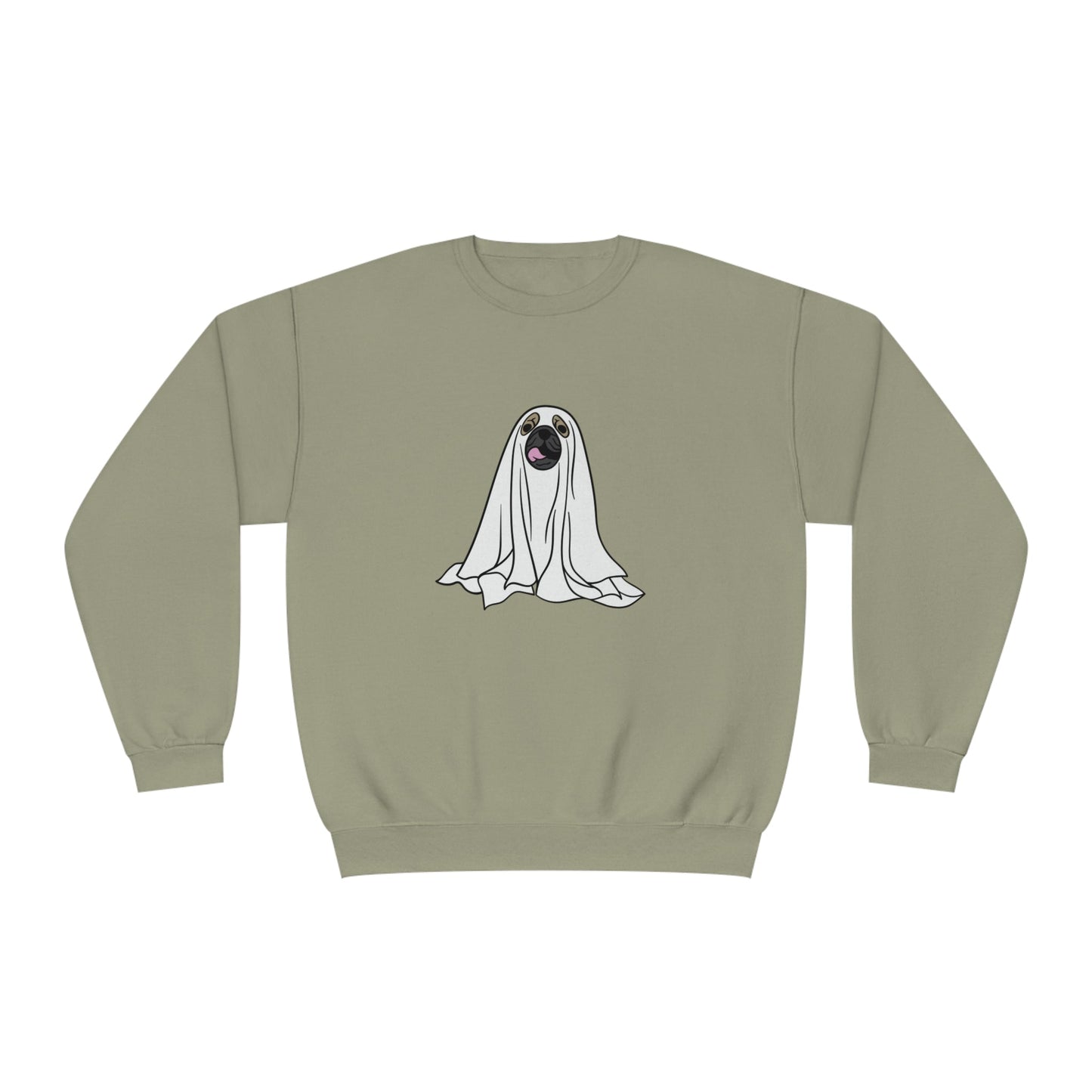 Pug Ghost Unisex Crewneck Sweatshirt - Witcheasy