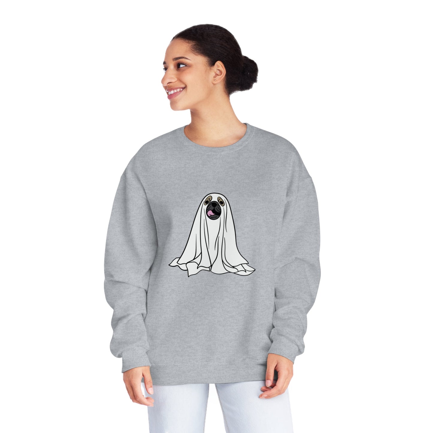 Pug Ghost Unisex Crewneck Sweatshirt - Witcheasy