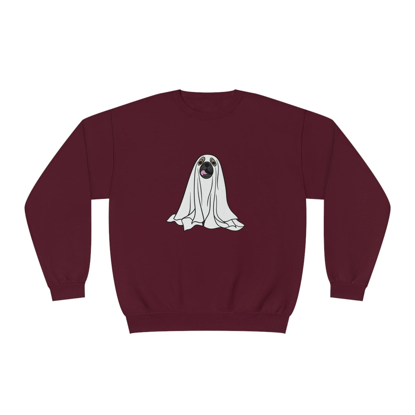 Pug Ghost Unisex Crewneck Sweatshirt - Witcheasy