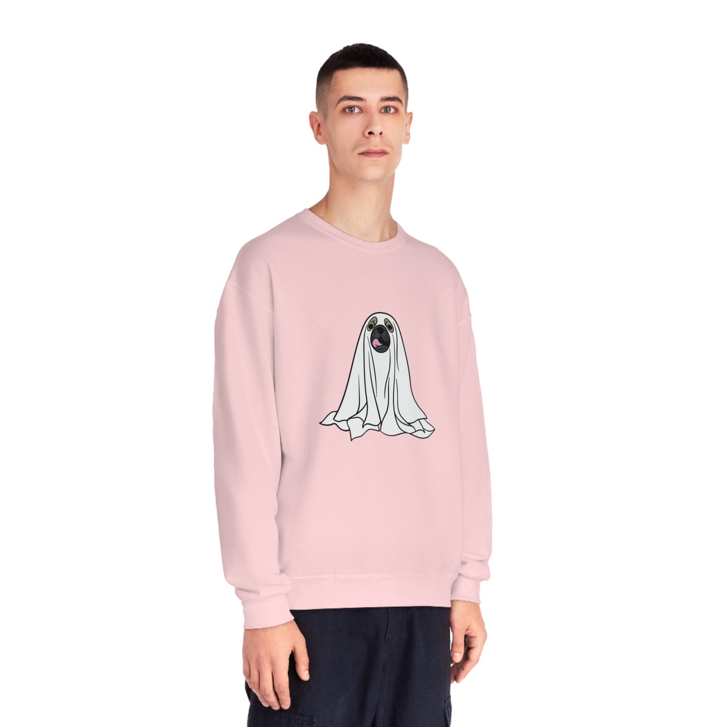 Pug Ghost Unisex Crewneck Sweatshirt - Witcheasy