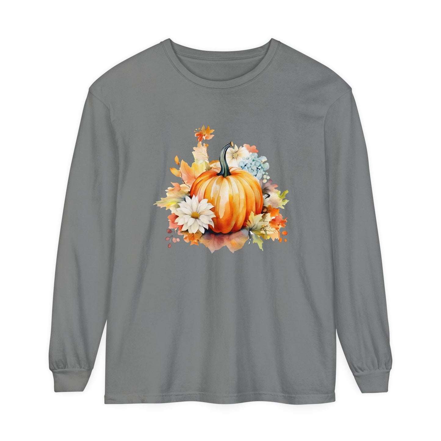 Pumpkin Foliage Unisex Long Sleeve T-Shirt - Witcheasy