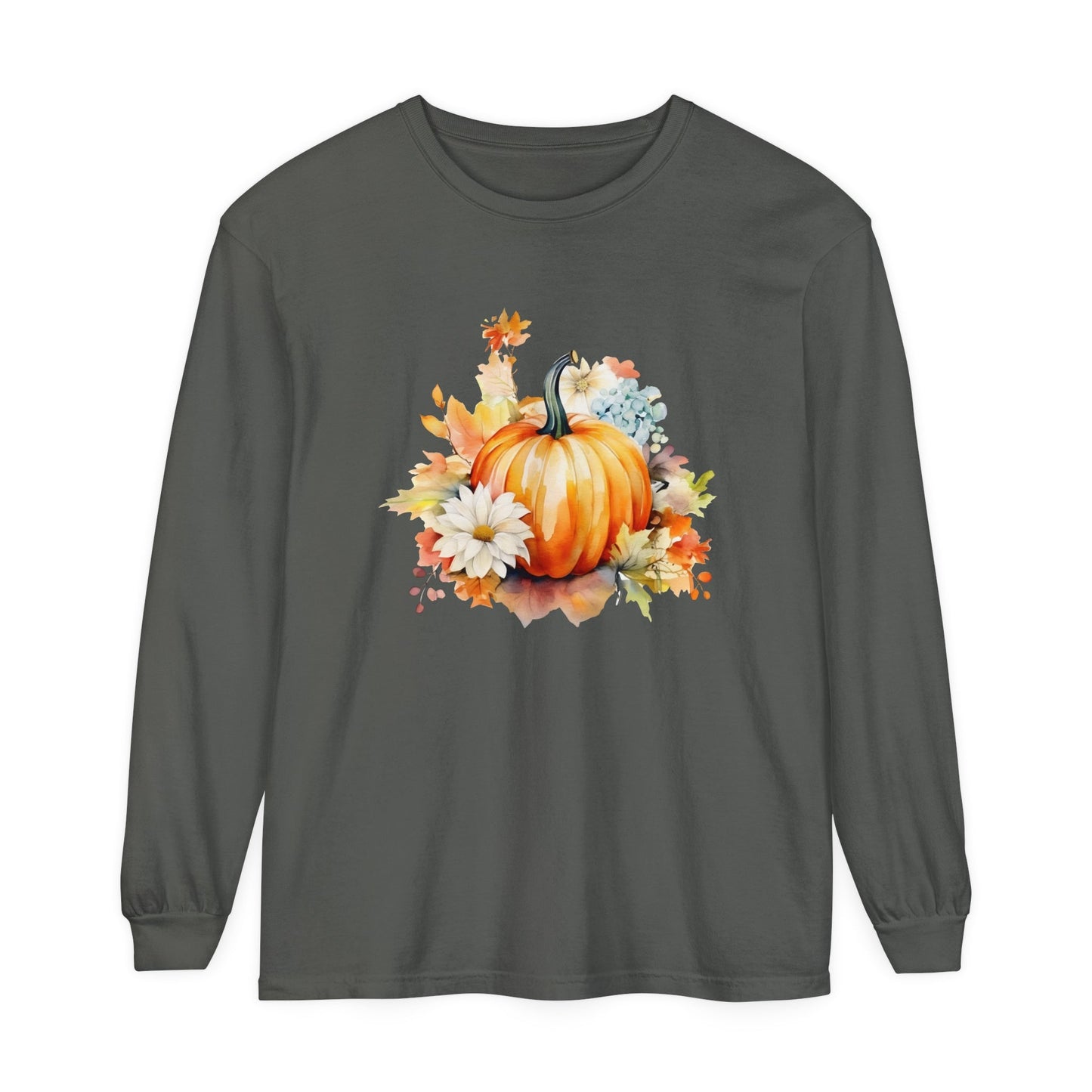 Pumpkin Foliage Unisex Long Sleeve T-Shirt - Witcheasy