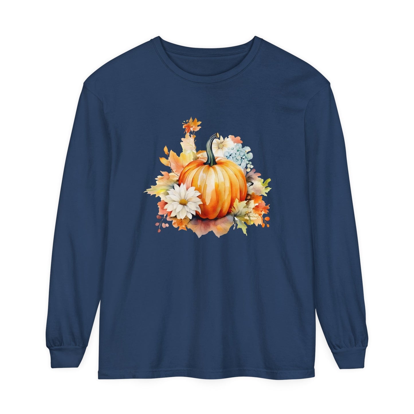 Pumpkin Foliage Unisex Long Sleeve T-Shirt - Witcheasy