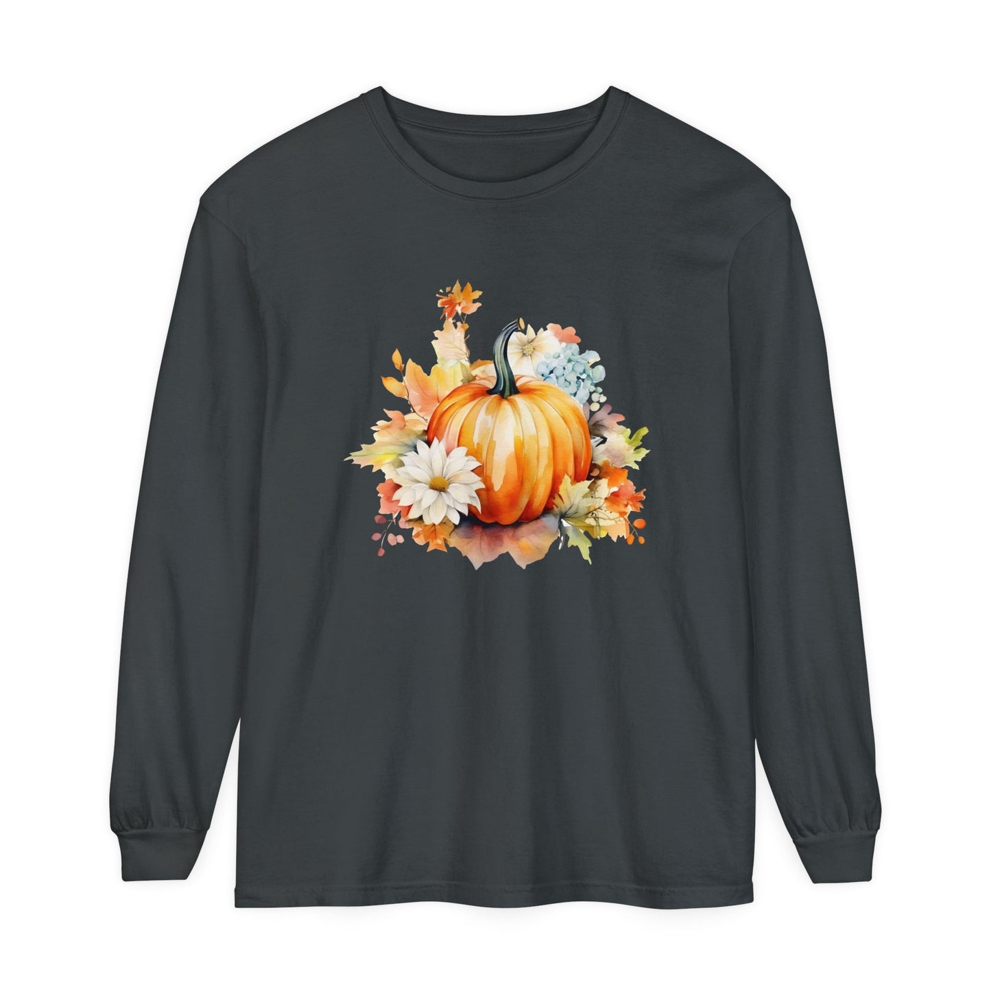 Pumpkin Foliage Unisex Long Sleeve T-Shirt - Witcheasy