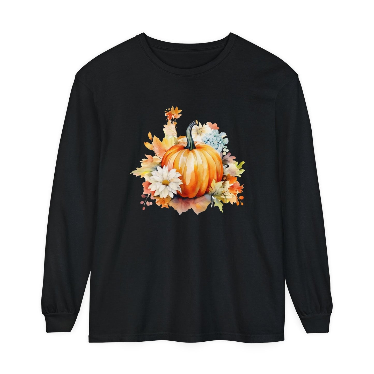 Pumpkin Foliage Unisex Long Sleeve T-Shirt - Witcheasy