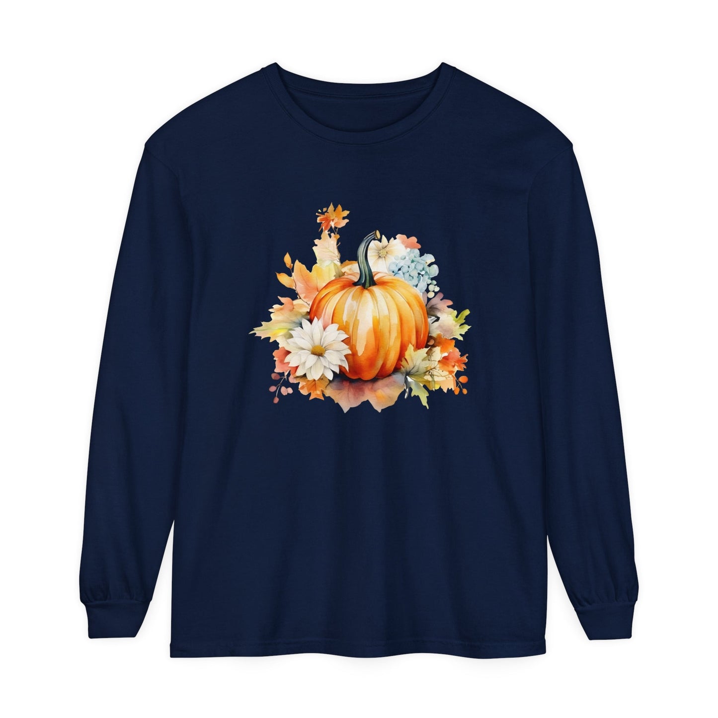 Pumpkin Foliage Unisex Long Sleeve T-Shirt - Witcheasy