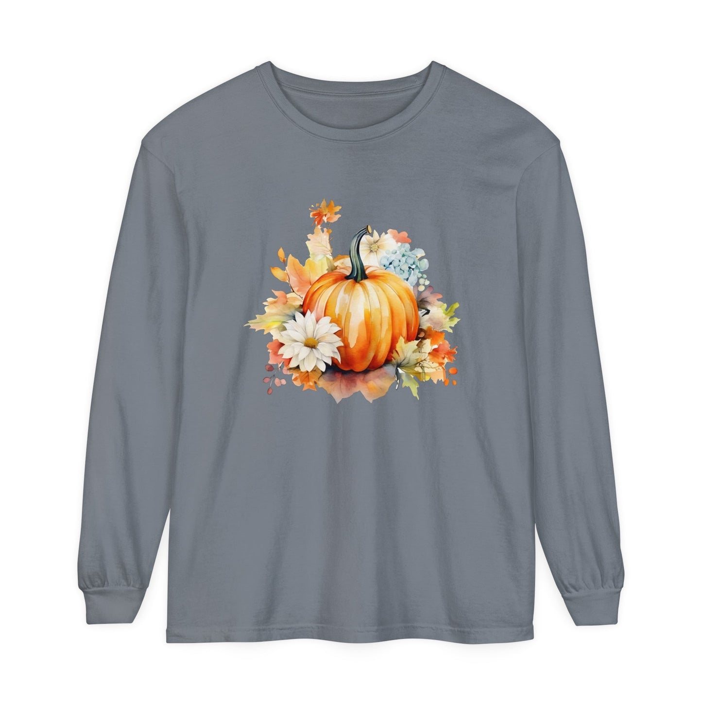 Pumpkin Foliage Unisex Long Sleeve T-Shirt - Witcheasy