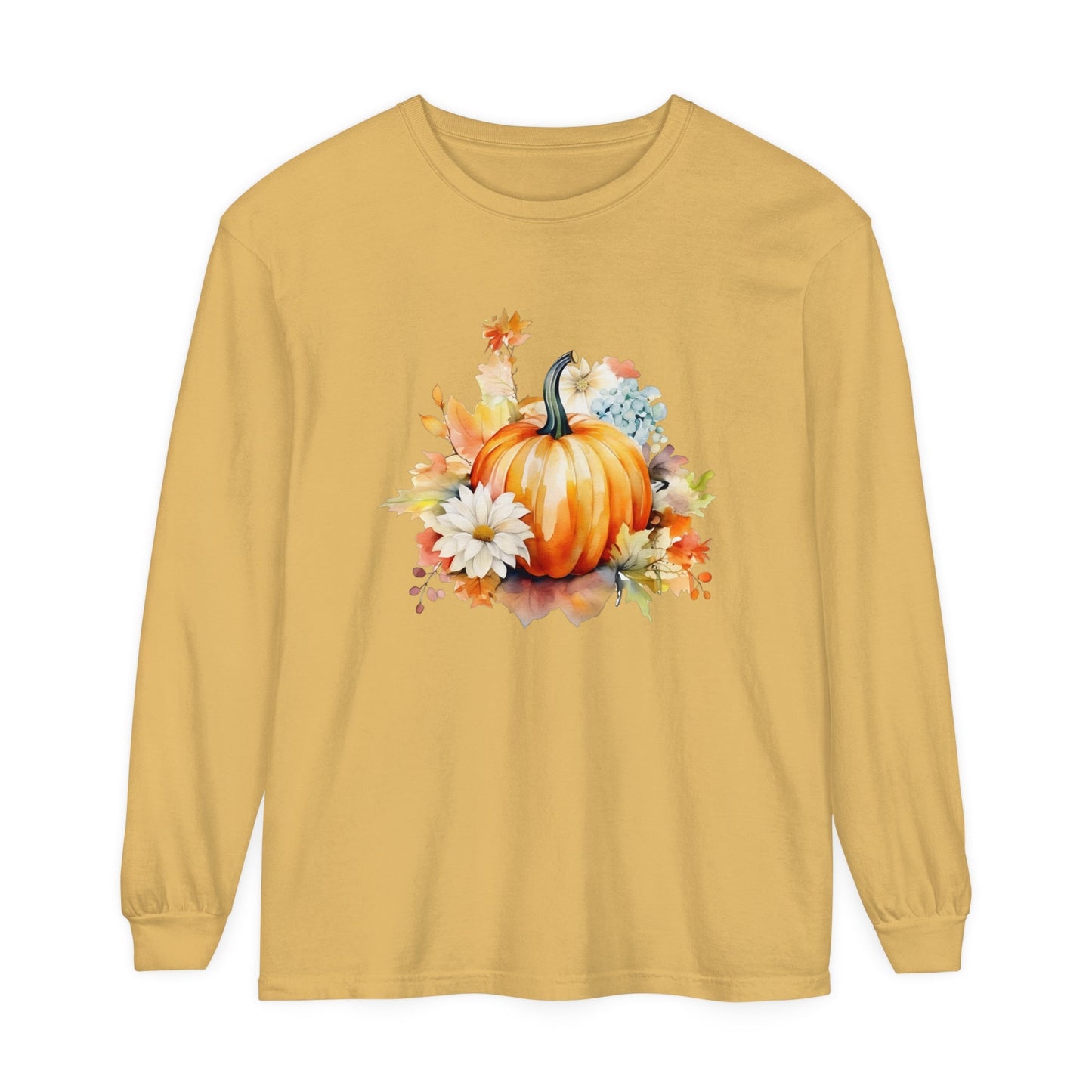 Pumpkin Foliage Unisex Long Sleeve T-Shirt - Witcheasy