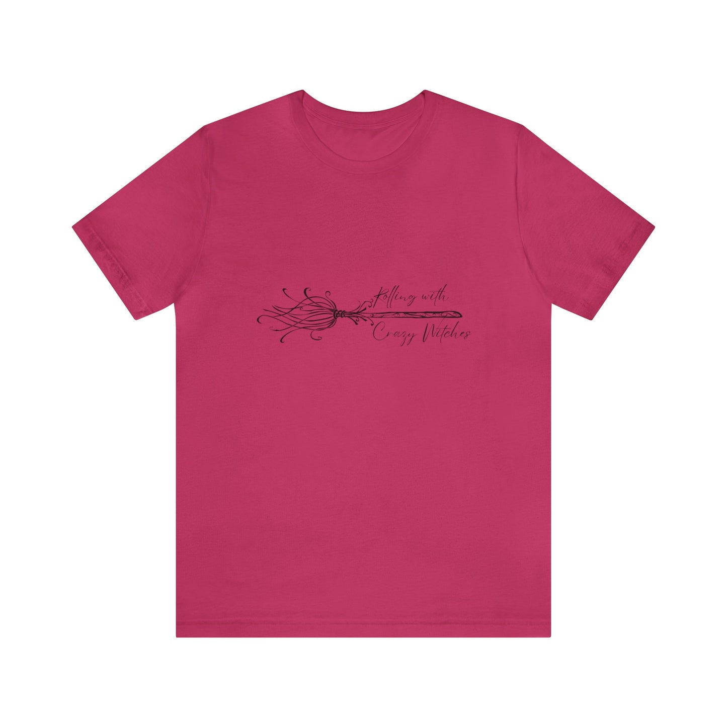 Rolling with Crazy Witches Unisex Jersey Short Sleeve Tee - Witcheasy
