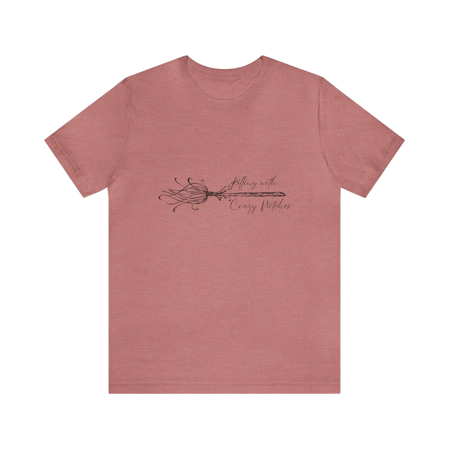 Rolling with Crazy Witches Unisex Jersey Short Sleeve Tee - Witcheasy