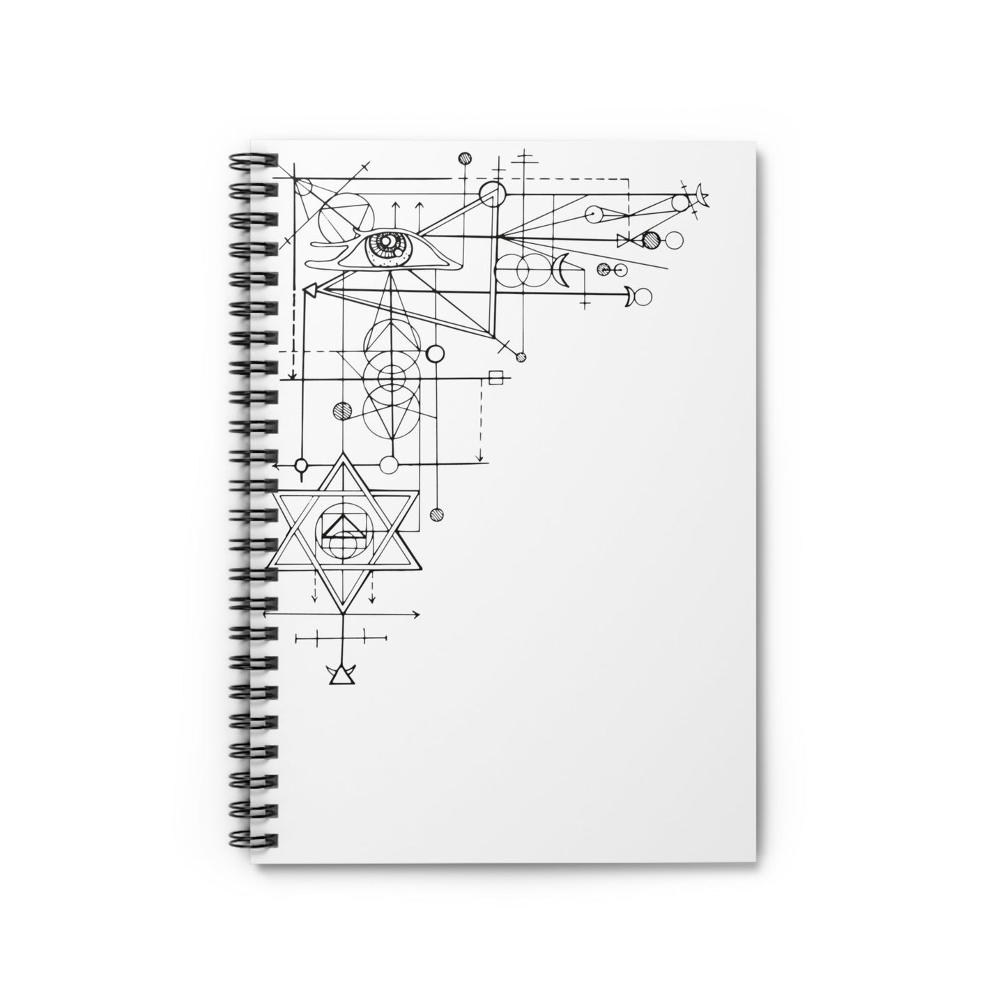 Sacred Geo - Spiral Notebook - Ruled Line - Witcheasy