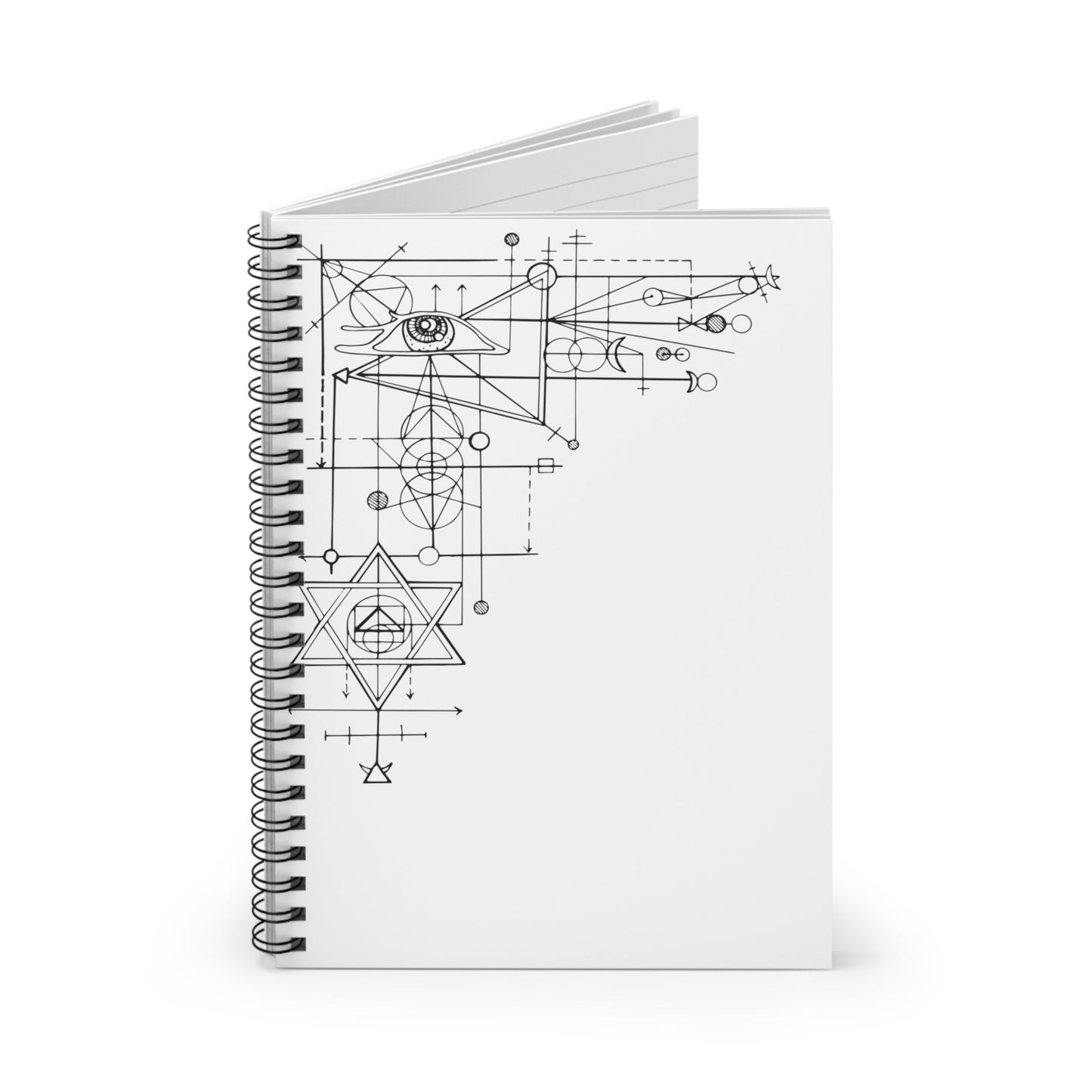 Sacred Geo - Spiral Notebook - Ruled Line - Witcheasy