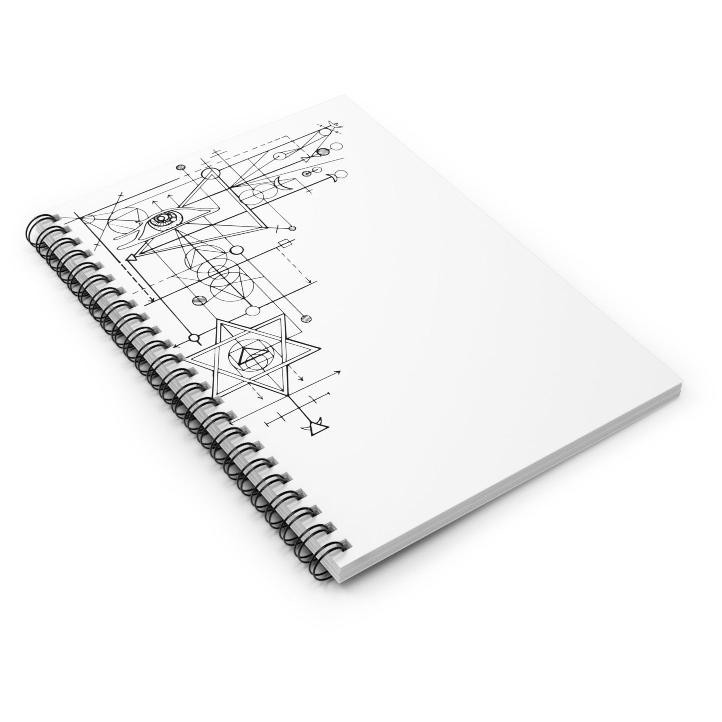 Sacred Geo - Spiral Notebook - Ruled Line - Witcheasy