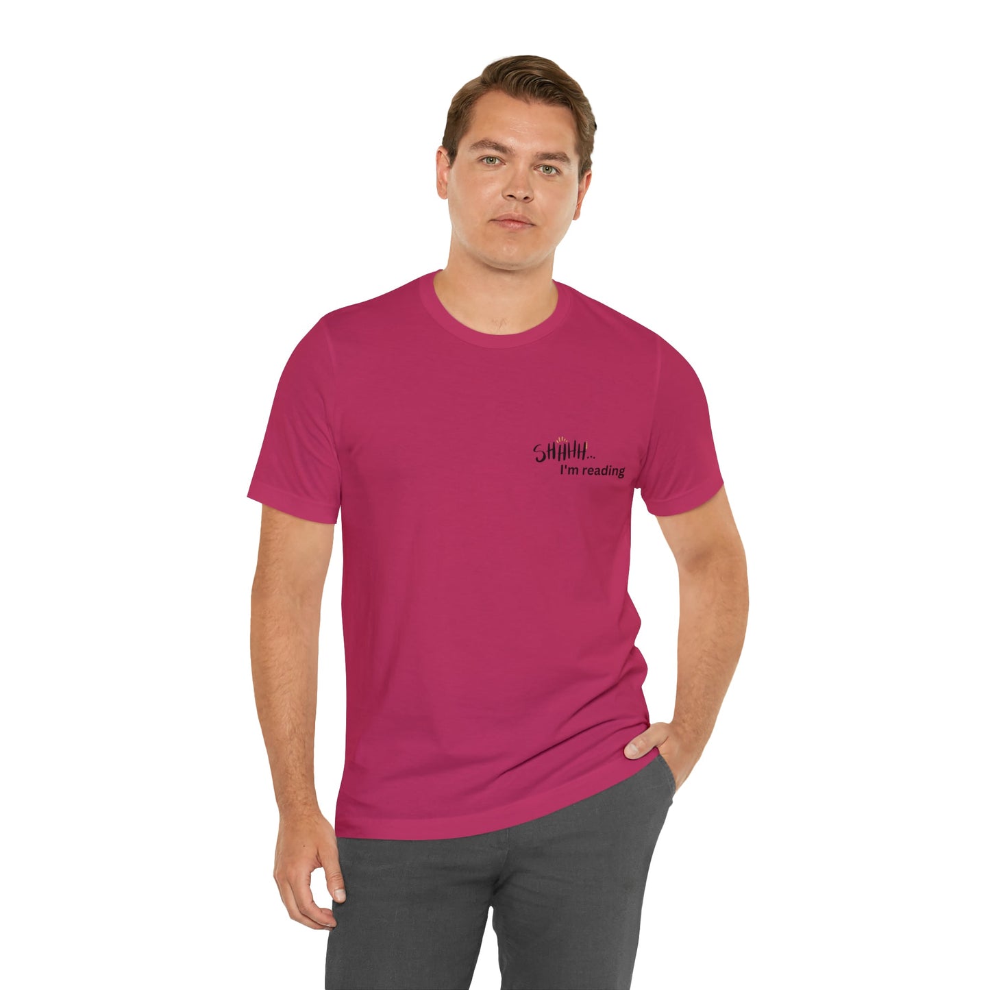 Shh Reading Unisex Jersey Short Sleeve Tee - Witcheasy