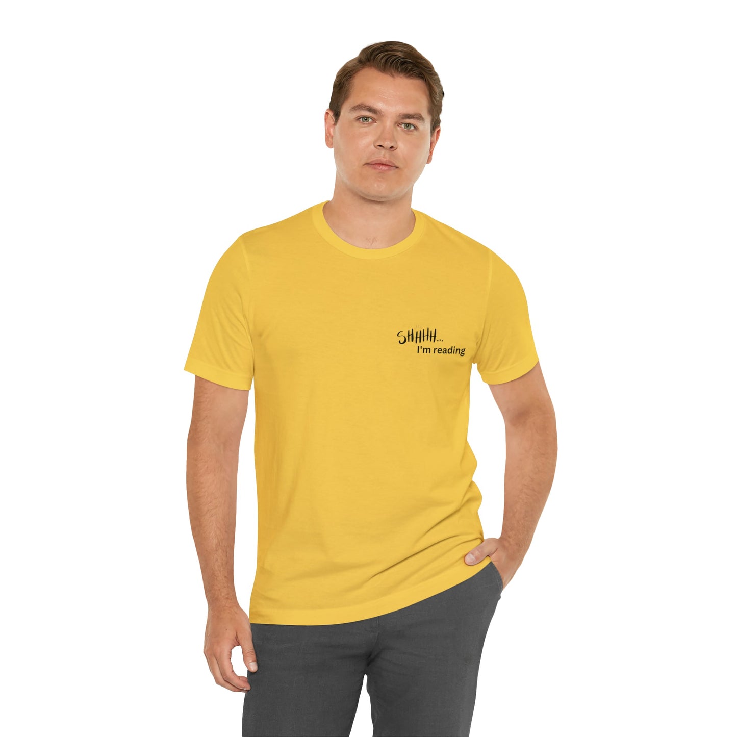 Shh Reading Unisex Jersey Short Sleeve Tee - Witcheasy