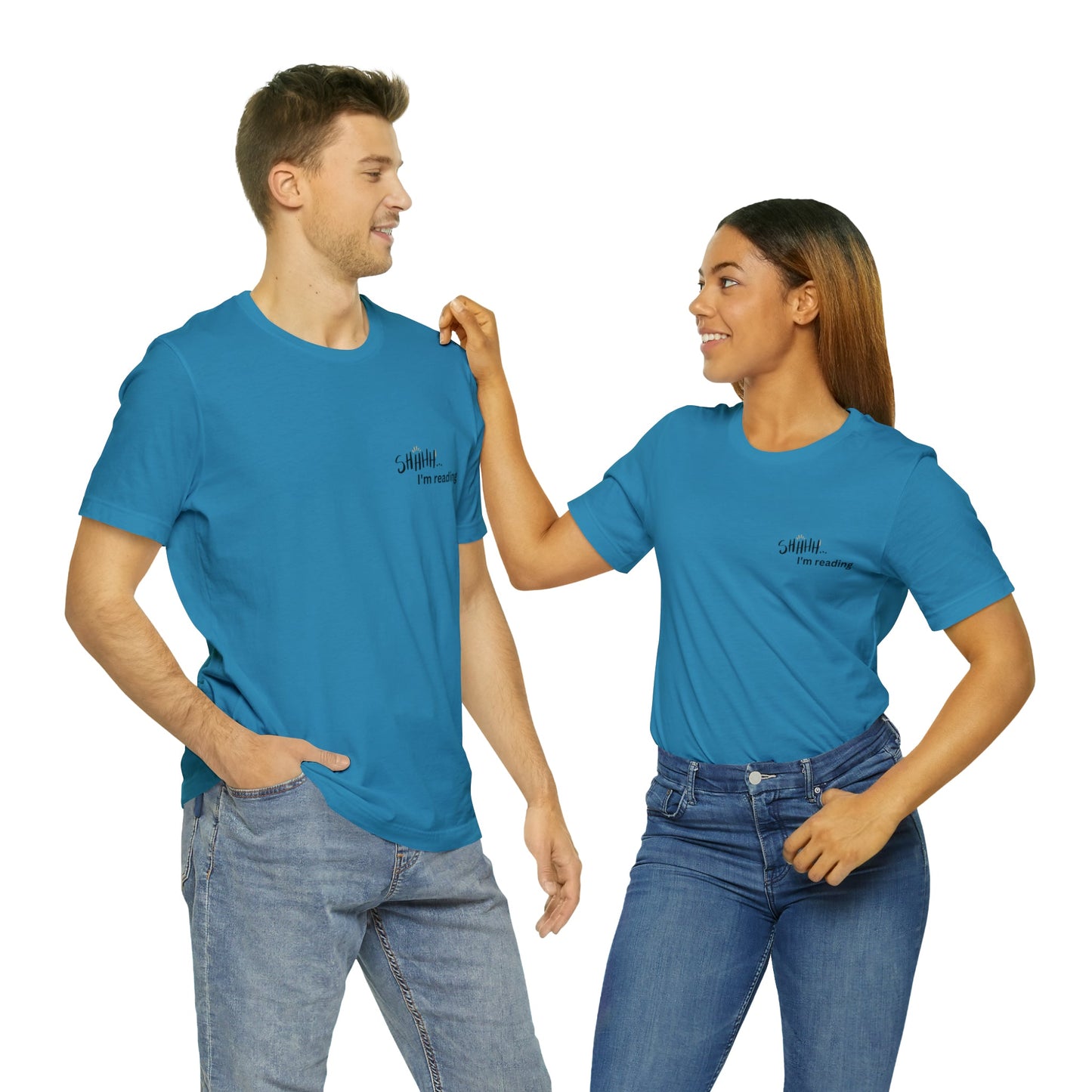 Shh Reading Unisex Jersey Short Sleeve Tee - Witcheasy