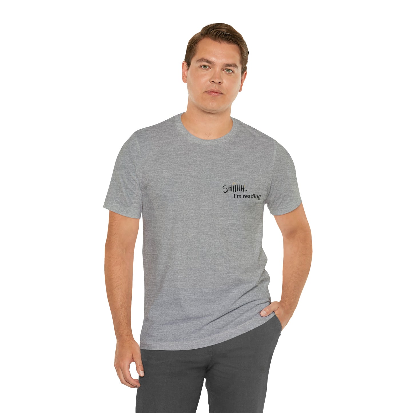 Shh Reading Unisex Jersey Short Sleeve Tee - Witcheasy