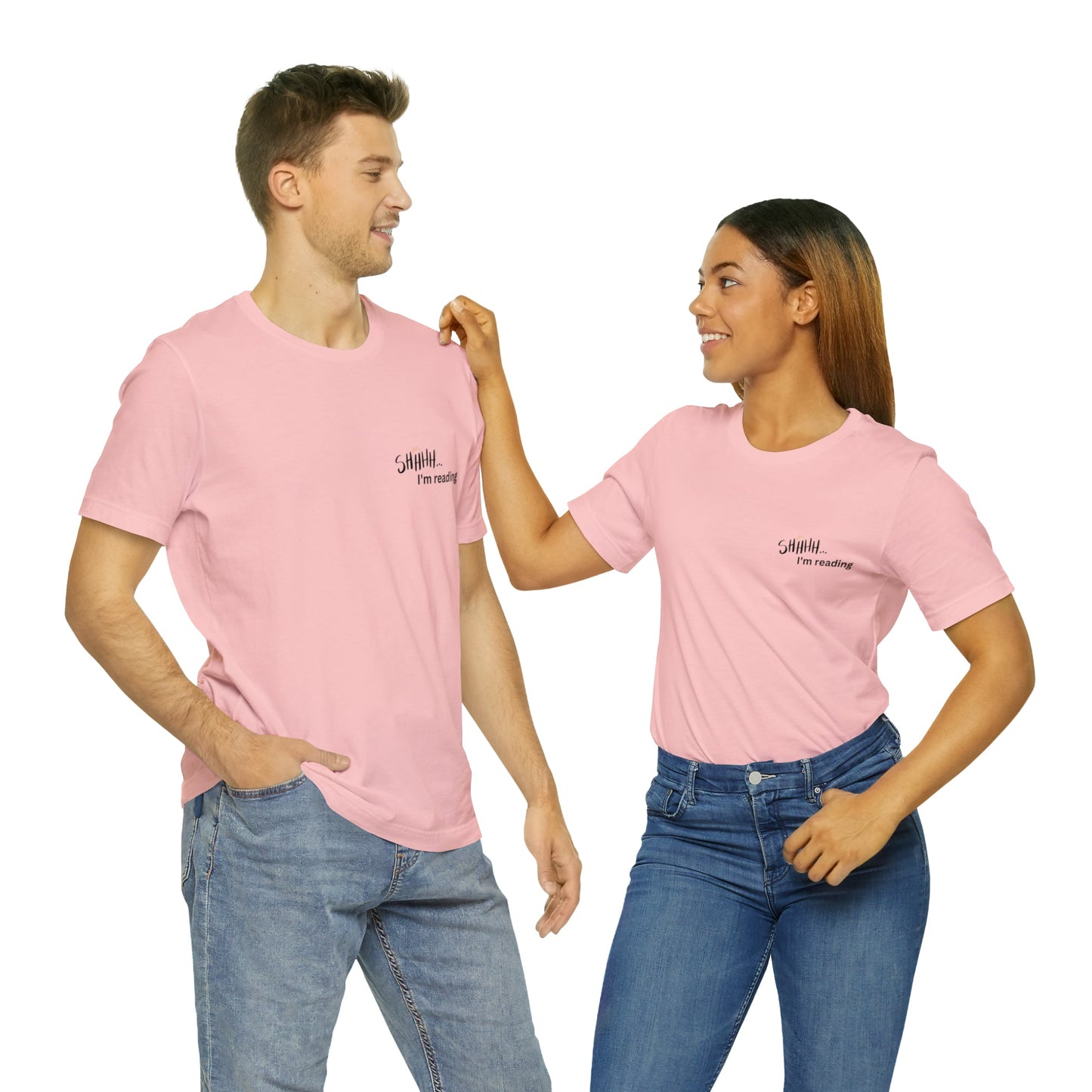 Shh Reading Unisex Jersey Short Sleeve Tee - Witcheasy