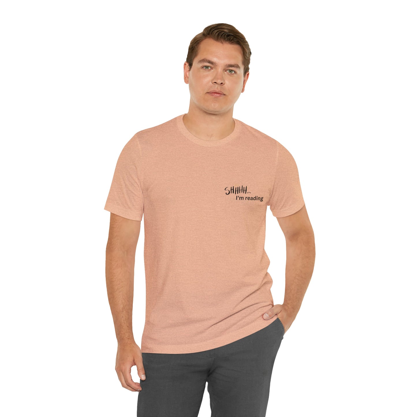 Shh Reading Unisex Jersey Short Sleeve Tee - Witcheasy