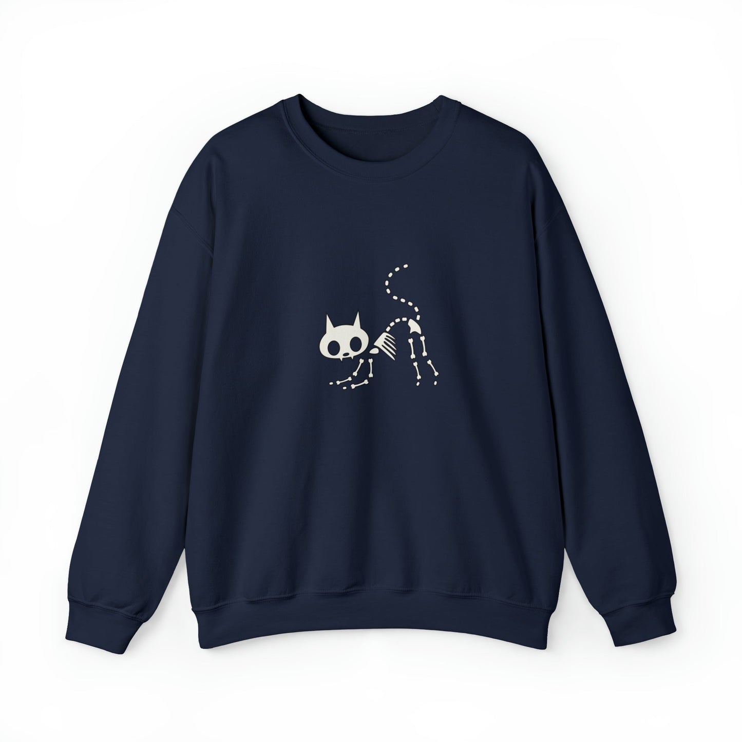 Skeleton Kitty Unisex Crewneck Sweatshirt - Witcheasy