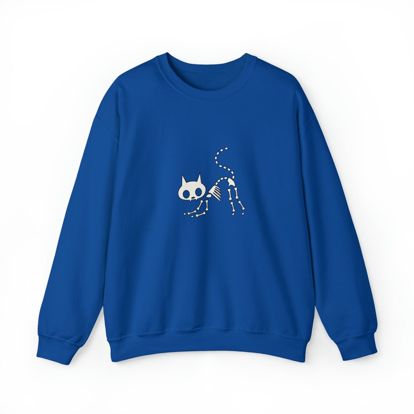 Skeleton Kitty Unisex Crewneck Sweatshirt - Witcheasy