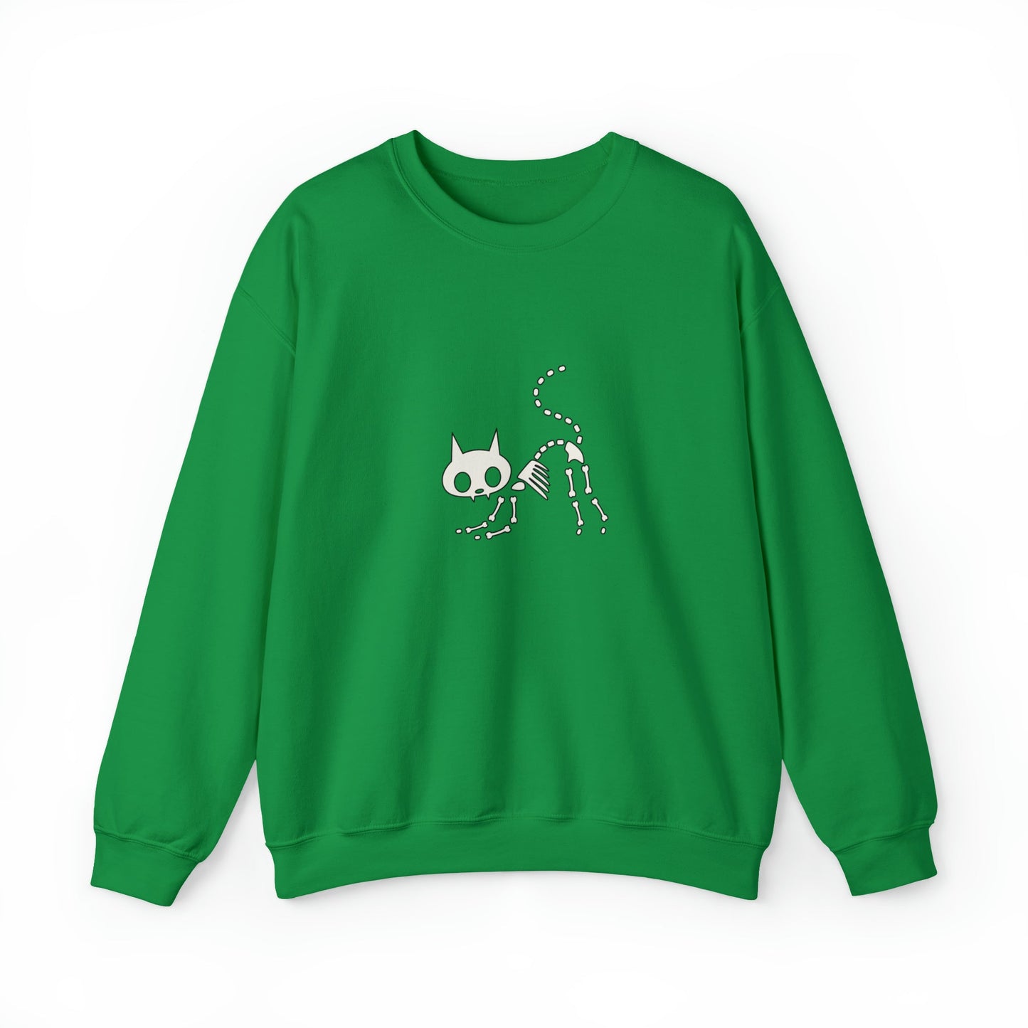 Skeleton Kitty Unisex Crewneck Sweatshirt - Witcheasy