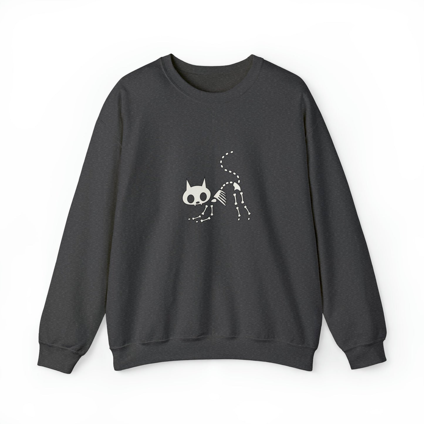 Skeleton Kitty Unisex Crewneck Sweatshirt - Witcheasy