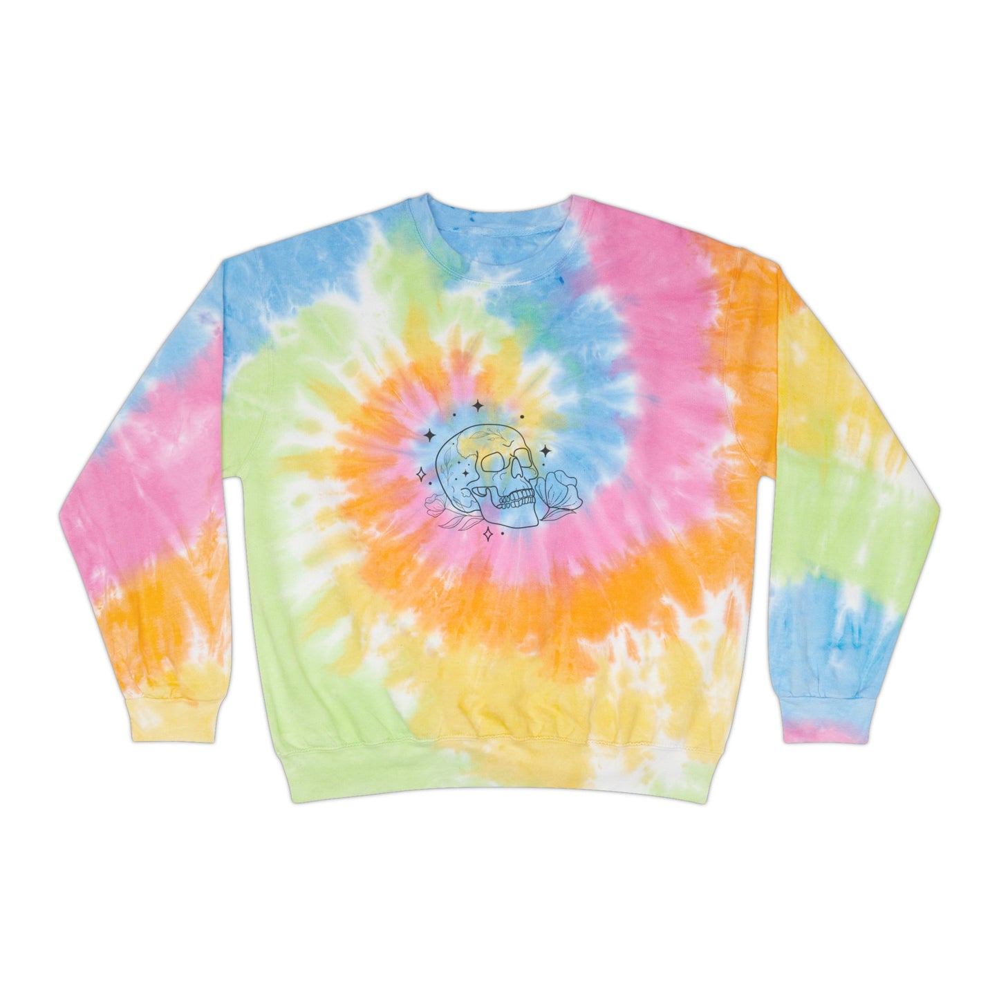 Skull Tie-Dye Unisex Sweatshirt - Witcheasy