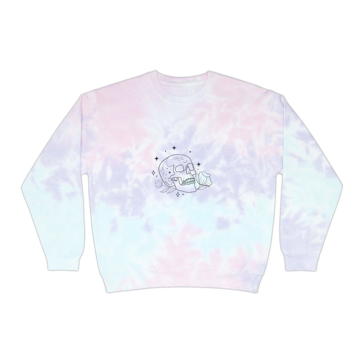 Skull Tie-Dye Unisex Sweatshirt - Witcheasy
