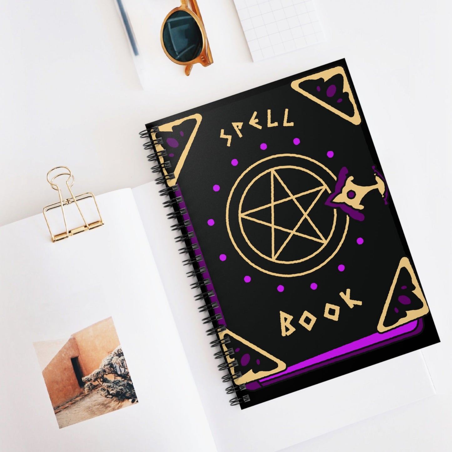 Spell Book - Spiral Notebook - Ruled Line - Witcheasy
