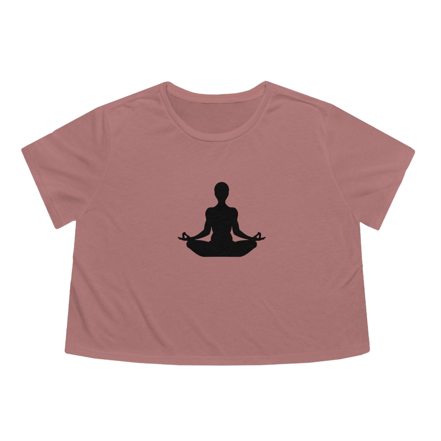 Sukhasana Women's Flowy Cropped Tee - Witcheasy