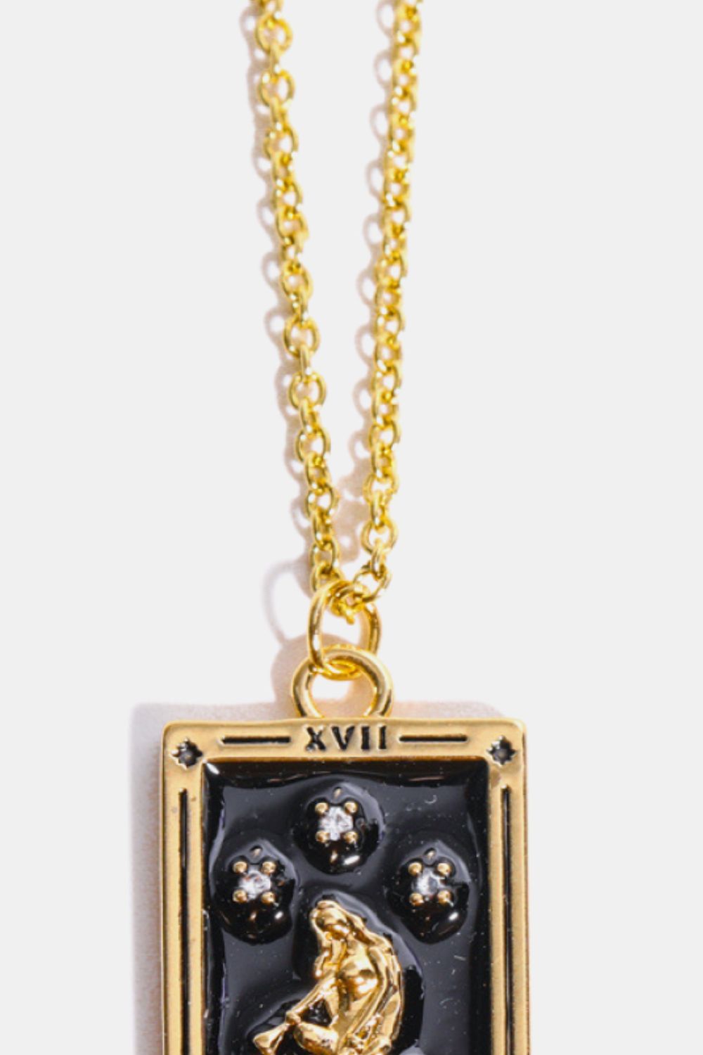 Tarot Card Pendant Stainless Steel Necklace - Witcheasy