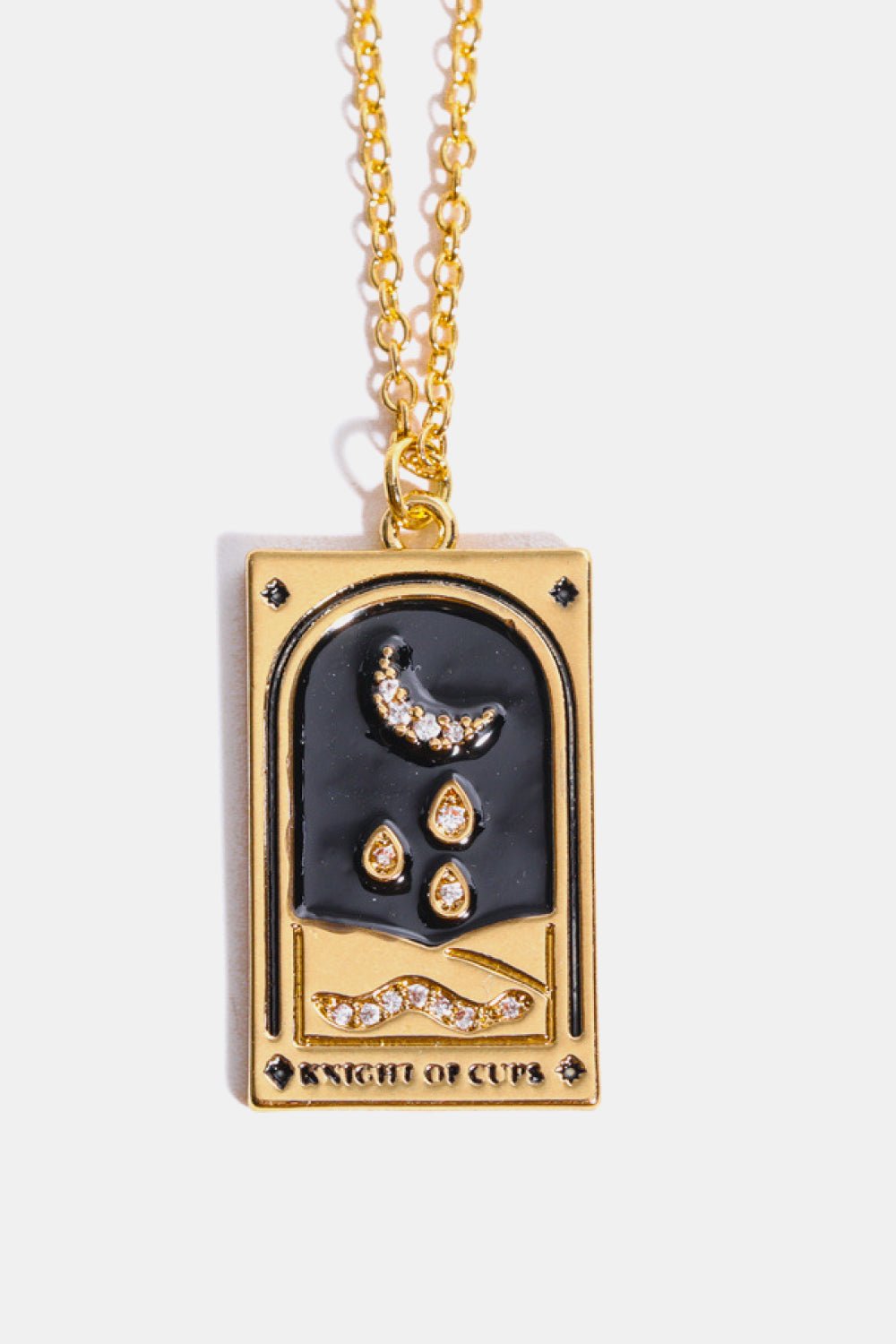 Tarot Card Pendant Stainless Steel Necklace - Witcheasy
