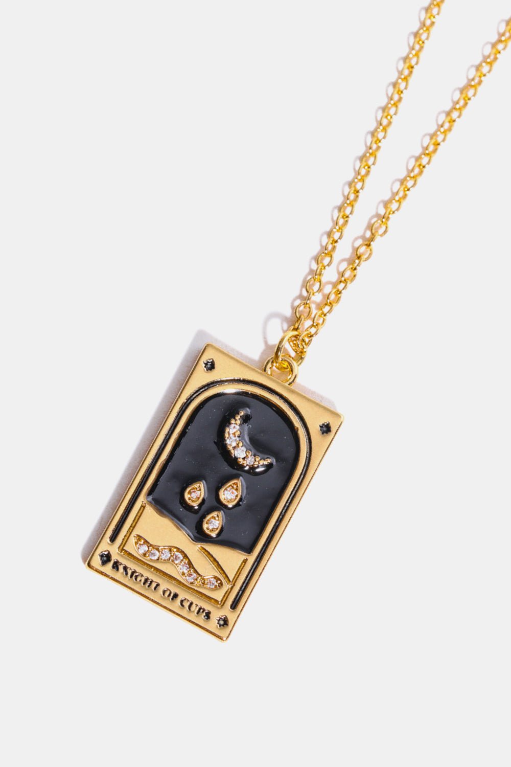 Tarot Card Pendant Stainless Steel Necklace - Witcheasy