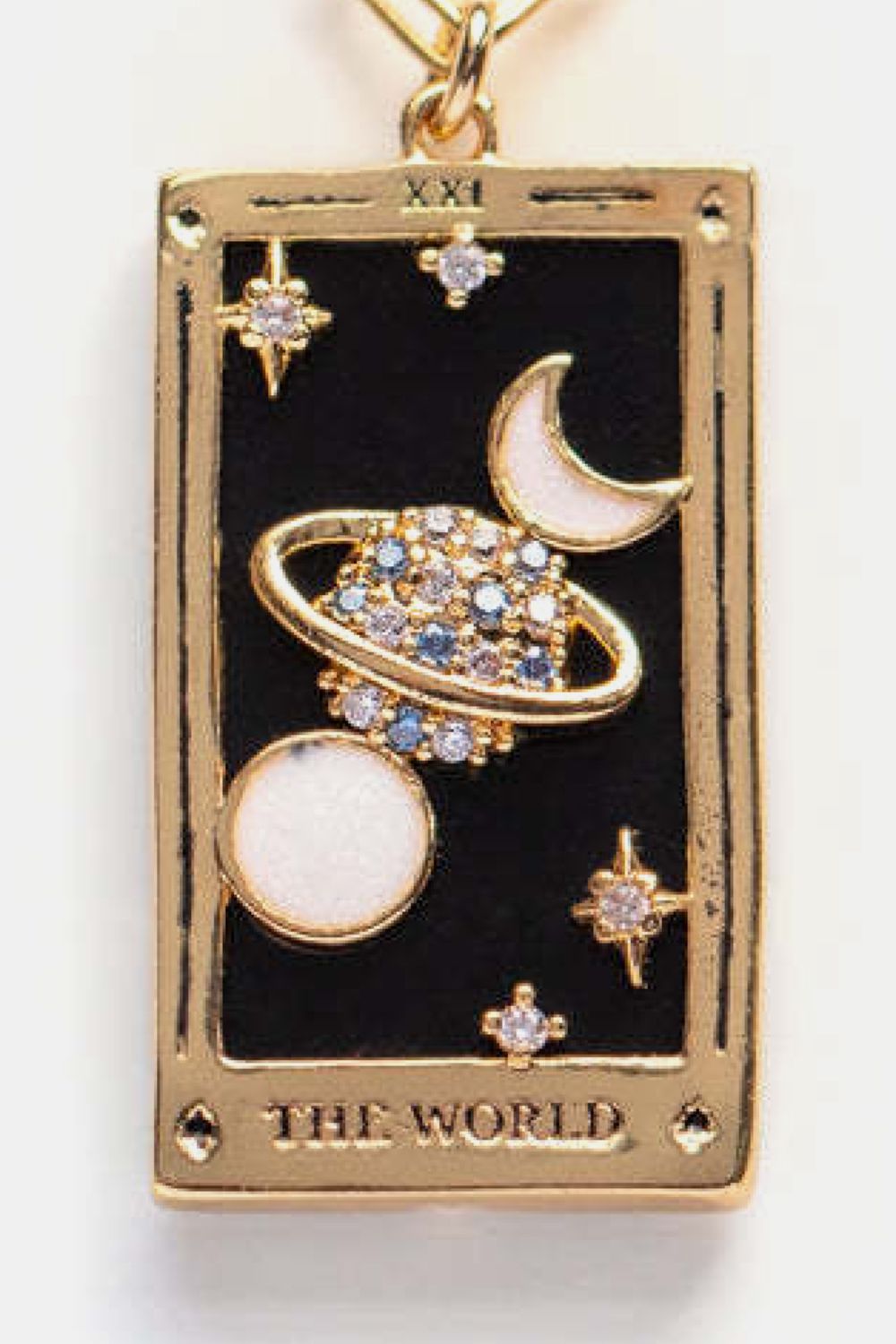 Tarot Card Pendant Stainless Steel Necklace - Witcheasy