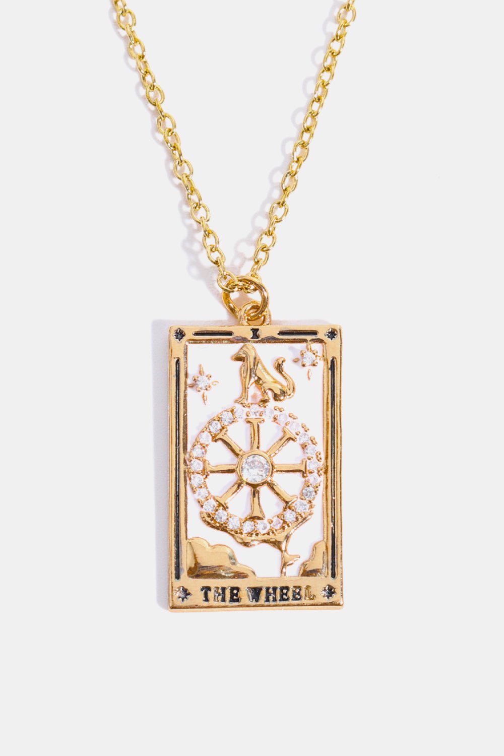 Tarot Card Pendant Stainless Steel Necklace - Witcheasy