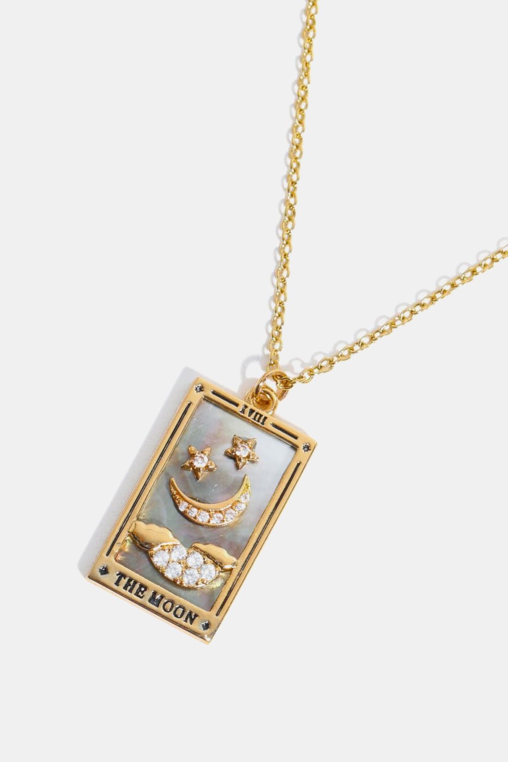 Tarot Card Pendant Stainless Steel Necklace - Witcheasy