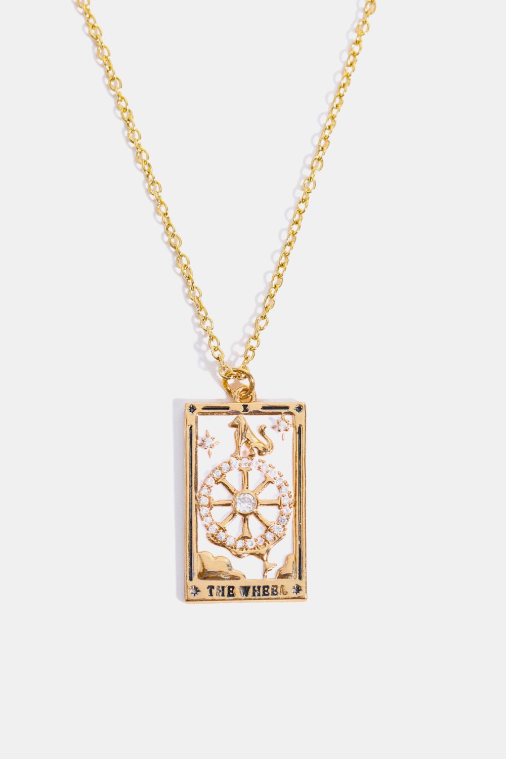 Tarot Card Pendant Stainless Steel Necklace - Witcheasy