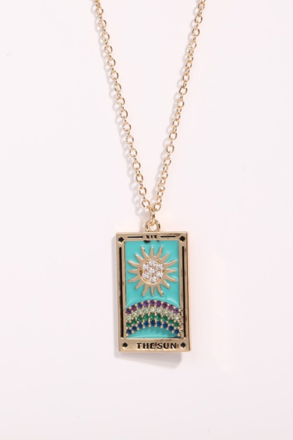 Tarot Card Pendant Stainless Steel Necklace - Witcheasy