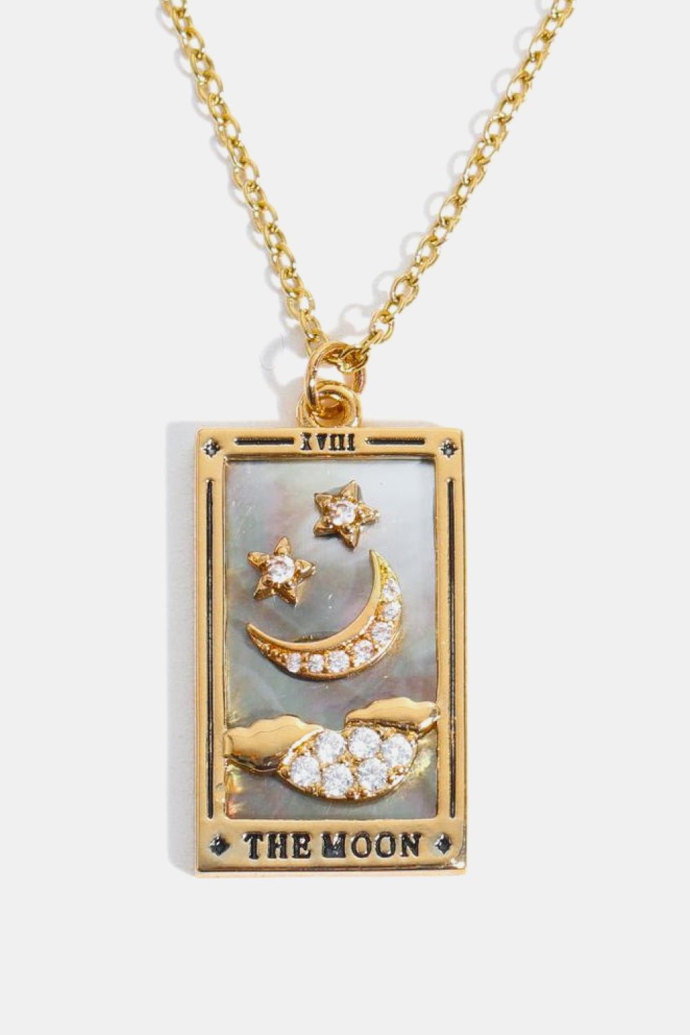 Tarot Card Pendant Stainless Steel Necklace - Witcheasy