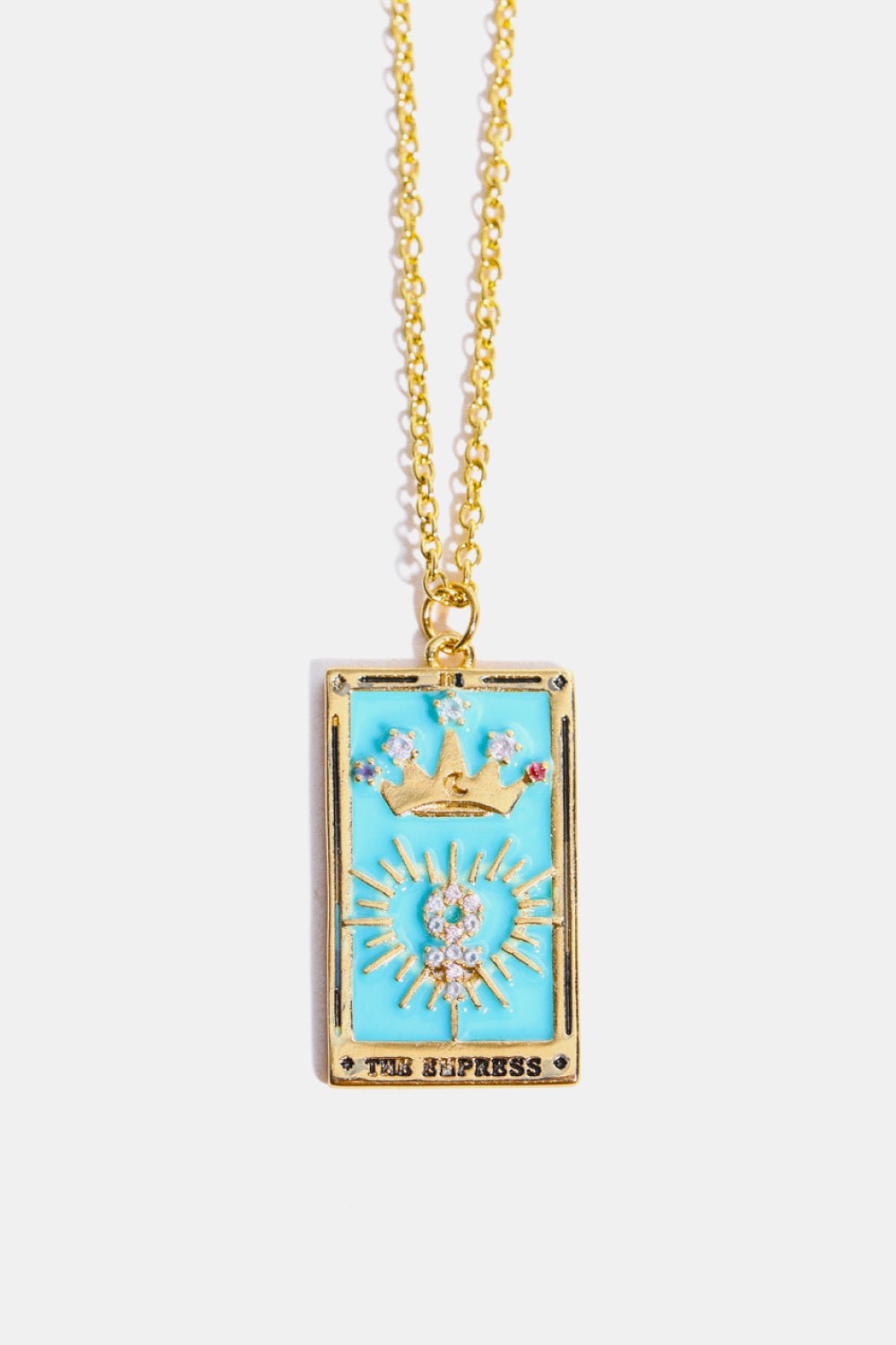 Tarot Card Pendant Stainless Steel Necklace - Witcheasy